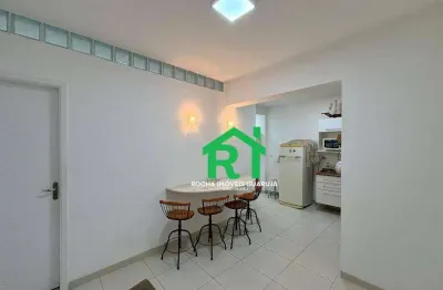 Apartamento à beira mar com 3 quartos (2 suítes), 1 vaga à venda no Tombo, Guarujá