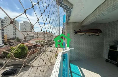 Apartamento moderno a poucos metros da Praia do Tombo com 3 dormitórios e lazer – Guarujá