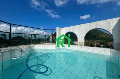 Cobertura com 2 dormitórios, 150 m² - venda por R$ 850.000,00 ou aluguel por R$ 5.400,00/mês - Tombo - Guarujá/SP