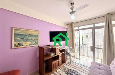 Apartamento com 3 dormitórios, 85 m² - venda por R$ 450.000,00 ou aluguel por R$ 3.500,02/mês - Jardim Astúrias - Guarujá/SP