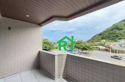 Apartamento à beira mar com 3 quartos (2 suítes), 1 vaga e lazer à venda em Tombo, Guarujá