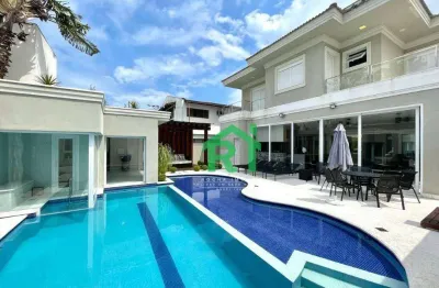 Casa com 6 dormitórios à venda, 400 m² por r$ 4.500.000,00 - acapulco - guarujá/sp