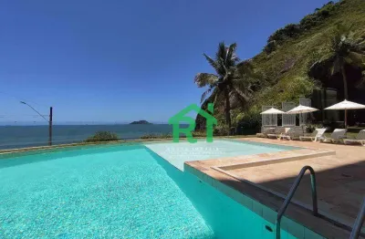 Apartamento beira mar, com 3 quartos (1 suíte), 2 vagas, praia das astúrias, guarujá/sp