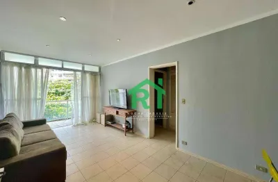 Apartamento beira mar, 2 dormitórios, pitangueiras, guarujá/sp