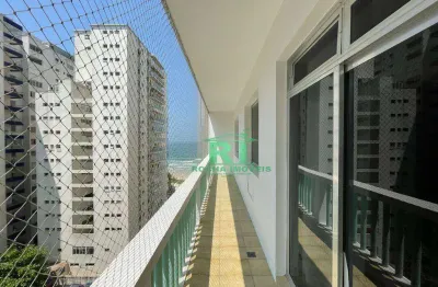 Apartamento beira mar, 2 dormitórios, pitangueiras, guarujá/sp