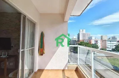 Apartamento com 2 dormitórios à venda, 72 m² por r$ 310.000,00 - enseada - guarujá/sp