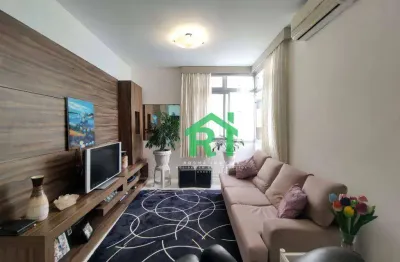 Apartamento com 3 dormitórios à venda, 125 m² por r$ 720.000,00 - jardim astúrias - guarujá/sp