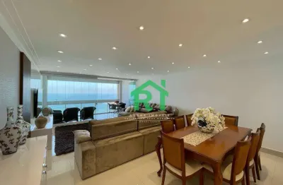 Apartamento com 4 dormitórios à venda, 181 m² por r$ 2.200.000,00 - pitangueiras - guarujá/sp