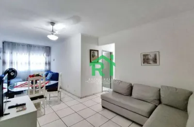 Apartamento com 1 dormitório, 1 vaga, jardim astúrias, guarujá/sp