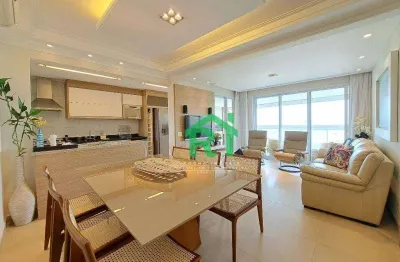 Apartamento moderno, 4 dormitórios (2 suítes), varanda gourmet, lazer, 2 vagas, enseada, guarujá/sp.