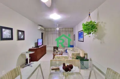 Apartamento com 4 dormitórios à venda, 135 m² por r$ 700.000,00 - pitangueiras - guarujá/sp