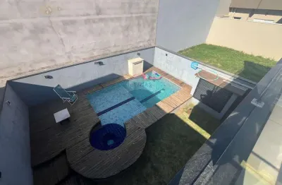 Casa a venda com 3 quartos suítes e piscina no residencial terras da estancia, paulínia/sp