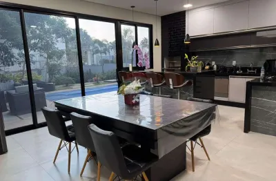 Casa a venda com 3 quartos suítes  e piscina, residencial terras do fontanário, paulínia/sp.