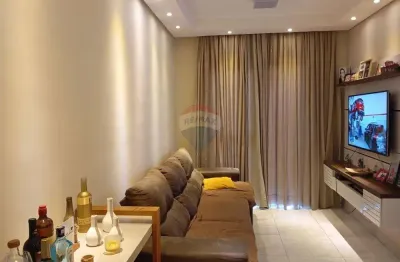 Apartamento aconchegante  com 2 quartos no vivare residencial club, paulínia/sp.