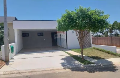 Casa Térrea Moderna a venda com 3 quartos, no condomínio Village Monte Cristo,  Cosmópolis