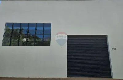 Galpão novo 464m², pé direito 7mts, locação, cosmópolis, sp