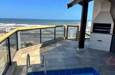 Cobertura com 4 quartos à venda na rua balneário camboriú, 135, aviação, praia grande por r$ 1.750.000