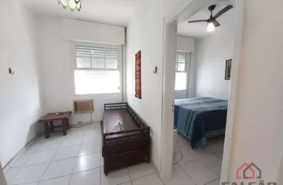 Apartamento com 1 quarto à venda na avenida bartolomeu de gusmão, 43, embaré, santos por r$ 340.000