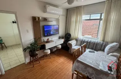 Apartamento com 2 quartos à venda na rua carlos gomes, 168, campo grande, santos por r$ 310.000
