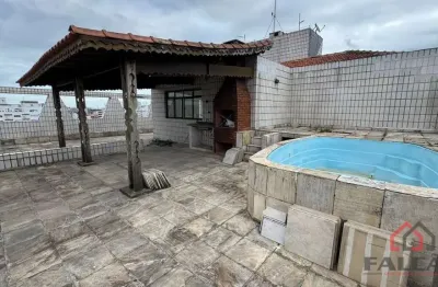 Cobertura com 3 quartos à venda na afonso pena, 455, estuário, santos por r$ 800.000
