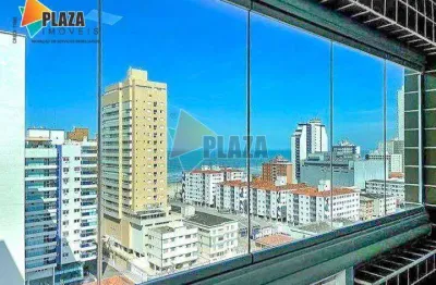 Apartamento com 2 dormitórios à venda, 74 m² por R$ 750.000,00 - Canto do Forte - Praia Grande/SP
