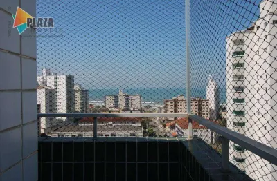 Cobertura para alugar, 218 m² por r$ 4.500,00/mês - vilamar - praia grande/sp