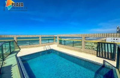 Cobertura com 4 dormitórios à venda, 280 m² - aviação - praia grande/sp