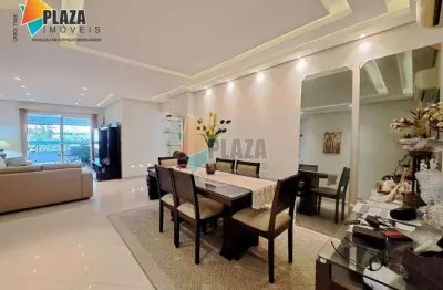 Apartamento com 4 dormitórios à venda, 197 m² por r$ 2.200.000,00 - canto do forte - praia grande/sp