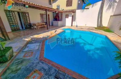 Casa 3 dormitórios com 2 suítes à venda, 260 m² por r$ 2.200.000 - canto do forte - praia grande/sp