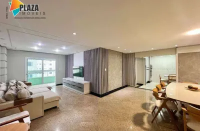 Apartamento com 3 dormitórios à venda, 156 m² por r$ 1.700.000,00 - canto do forte - praia grande/sp