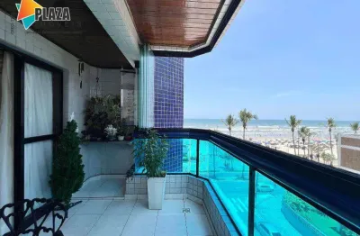 Apartamento com 3 dormitórios à venda, 117 m² por r$ 640.000,00 - vilamar - praia grande/sp