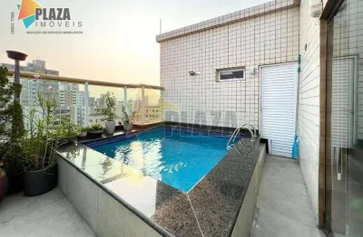Cobertura à venda, 218 m² por r$ 1.299.900,00 - tupi - praia grande/sp