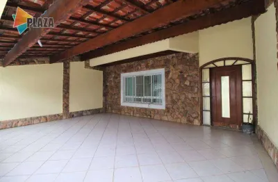 Casa com 3 dormitórios à venda, 157 m² por r$ 910.000,00 - vila guilhermina - praia grande/sp