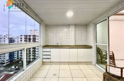 Apartamento com 3 dormitórios à venda, 115 m² por r$ 750.000,00 - vila assunção - praia grande/sp