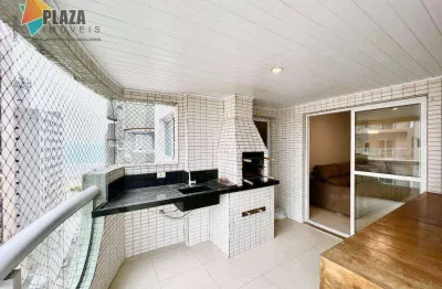 Apartamento com 3 dormitórios à venda, 128 m² por r$ 1.500.000,00 - aviação - praia grande/sp