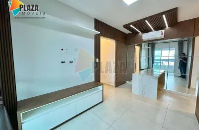 Apartamento com 1 dormitório para alugar, 54 m² por r$ 3.500,00/mês - canto do forte - praia grande/sp