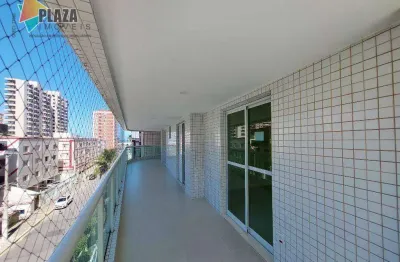 Apartamento para alugar, 162 m² por r$ 5.600,00/mês - tupi - praia grande/sp