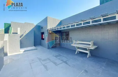 Cobertura à venda, 185 m² por r$ 849.000,00 - tupi - praia grande/sp