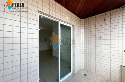 Apartamento com 2 dormitórios para alugar, 80 m² por r$ 3.200,00/mês - vila guilhermina - praia grande/sp