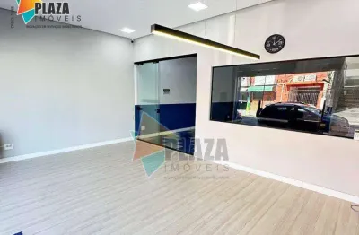 Loja para alugar, 80 m² por r$ 5.500,00/mês - boqueirão - praia grande/sp
