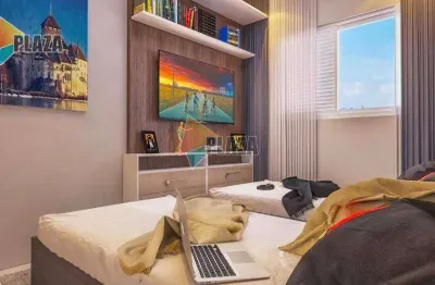 Apartamento à venda, 57 m² por r$ 450.570,00 - boqueirão - praia grande/sp