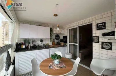 Apartamento à venda, 82 m² por r$ 610.000,00 - aviação - praia grande/sp