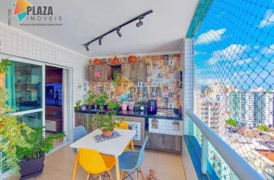 Apartamento à venda, 120 m² por r$ 1.200.000,00 - canto do forte - praia grande/sp