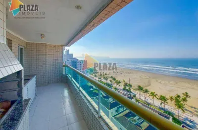 Apartamento 3 dormitórios com 3 suítes  à venda, 169 m² por R$ 1.100.000 - Tupi - Praia Grande/SP