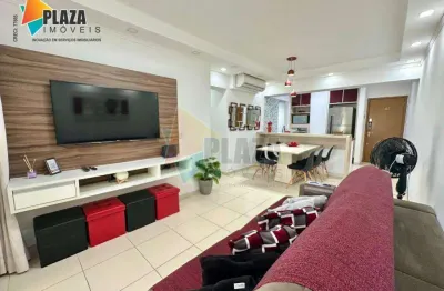 Apartamento com 2 dormitórios para alugar, 80 m² por R$ 6.500,00/mês - Boqueirão - Praia Grande/SP