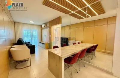 Apartamento com 2 dormitórios para alugar, 70 m² por r$ 4.500,00/mês - canto do forte - praia grande/sp