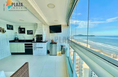 Apartamento com 3 dormitórios à venda, 176 m² por R$ 1.500.000,00 - Aviação - Praia Grande/SP