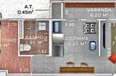 Apartamento à venda, 37 m² por r$ 320.000,00 - boqueirão - praia grande/sp