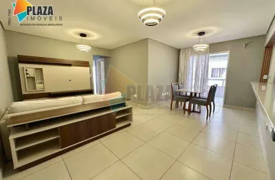 Apartamento com 3 dormitórios para alugar, 124 m² por R$ 6.500,00/mês - Canto do Forte - Praia Grande/SP
