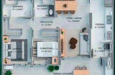 Apartamento à venda, 86 m² por r$ 600.000,00 - vila guilhermina - praia grande/sp